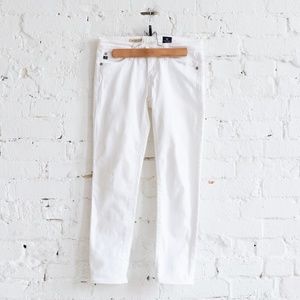 White AG Adriano Goldschmied skinny jeans